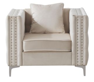 Glory Furniture Paige G827A-C Chair , IVORY