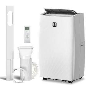 14000 BTU Portable Air Conditioner, AC Unit With Cool, Dehumidifier, Fan, 549 Sq. Ft, 24H Timer On Off, Window Kit (Color: White)
