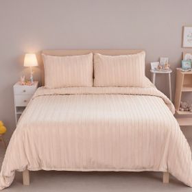 Polyester Microfiber Quilt Cover And Pillowcase (Option: 263cmX229cm)